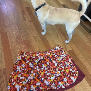 Outdoor Voices Exercise Skort in Paprika Blooms